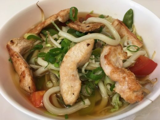904. Udon with Vegetables and Chicken