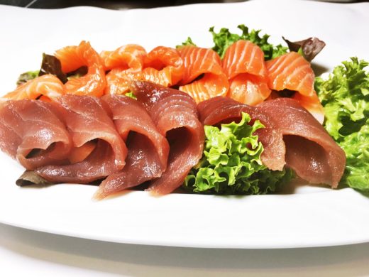 603. Salmon Tuna Sashimi