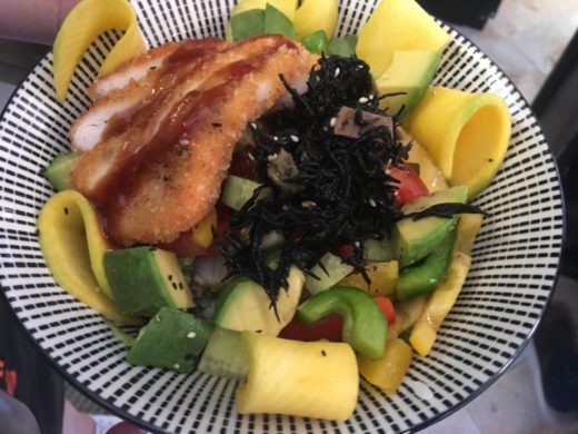 1403. Poke Bowl with Tonkatsu Chicken